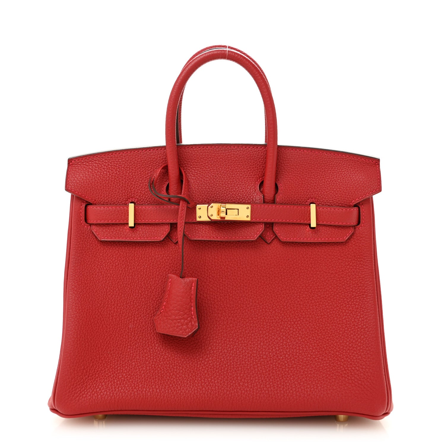 Hermes Togo Birkin 25 Rouge Vif 1 of 11