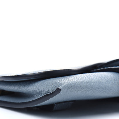 Christian Dior Goatskin Nano Saddle Chain Pouch Cloud Blue 8 of 9