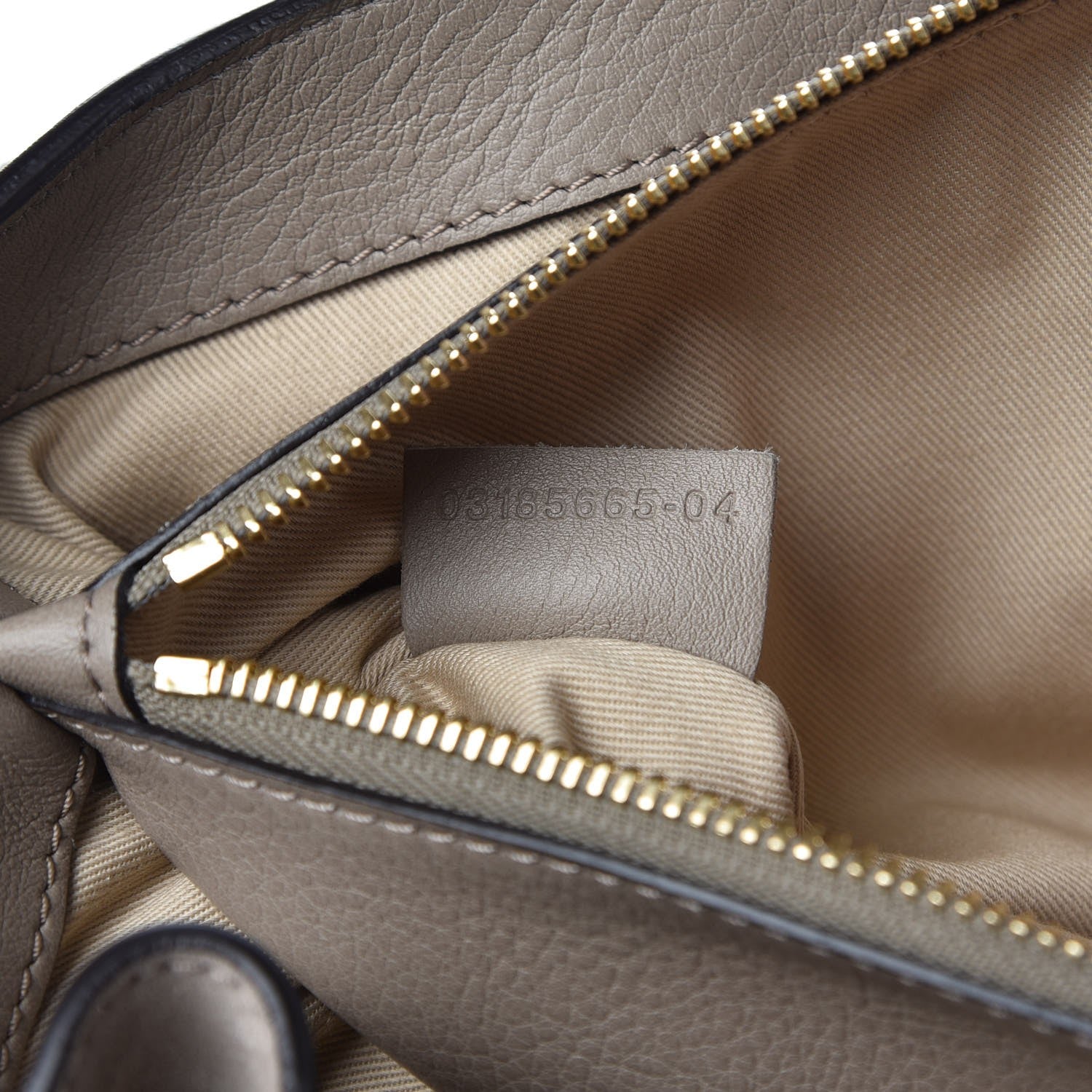 Chloe Calfskin Medium Faye Day Shoulder Bag Motty Grey 6 of 7