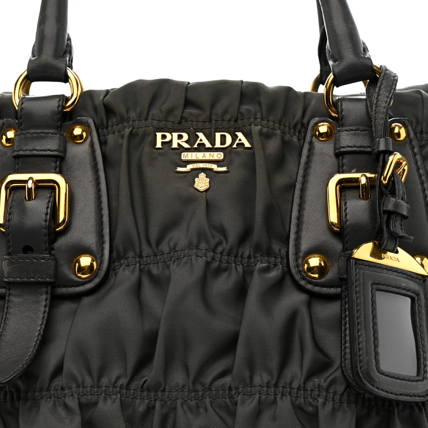 Prada Tessuto Nylon Gaufre Tote Ardesia 9 of 17