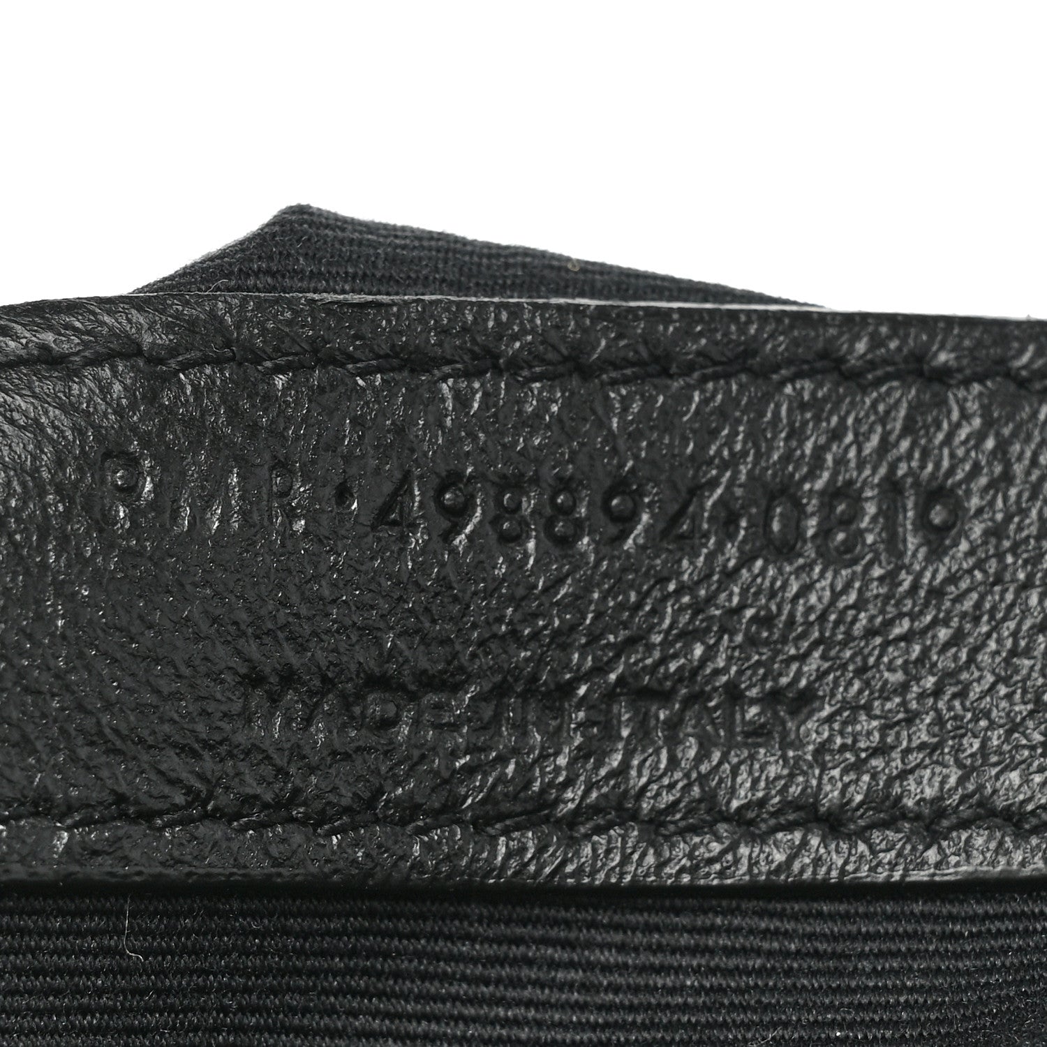 Saint Laurent Crinkled Calfskin Matelasse Monogram Medium Niki Chain Satchel Black 8 of 9