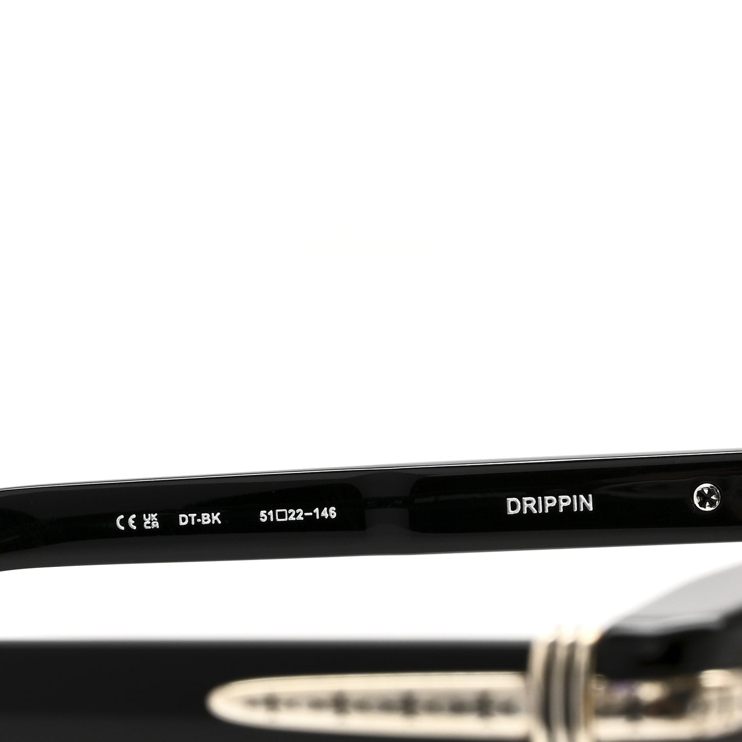 Acetate Drippin Sunglasses Tortoise Black