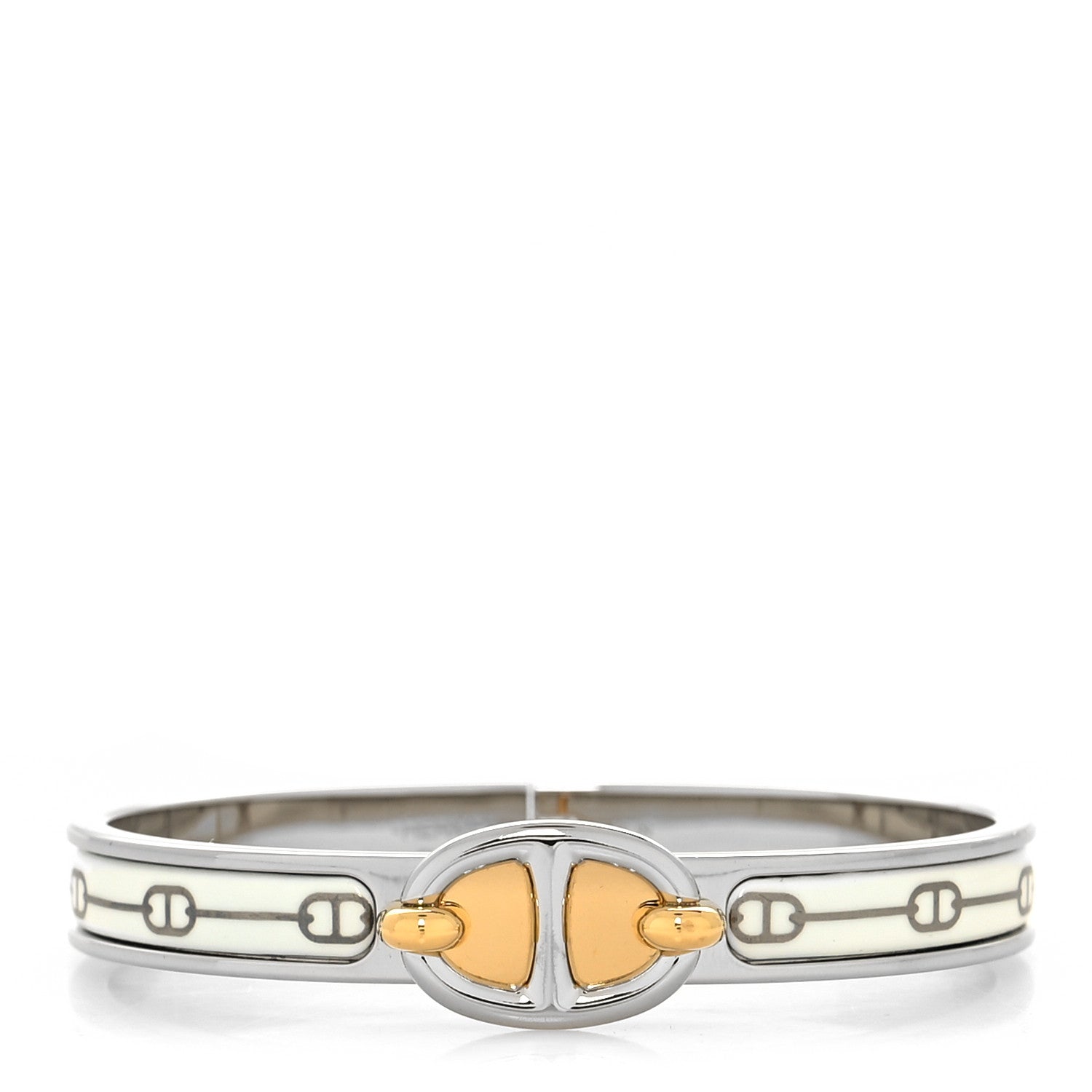 Hermes Enamel Mini Farandole Clic Chaine D'Ancre Bracelet GM 1 of 5