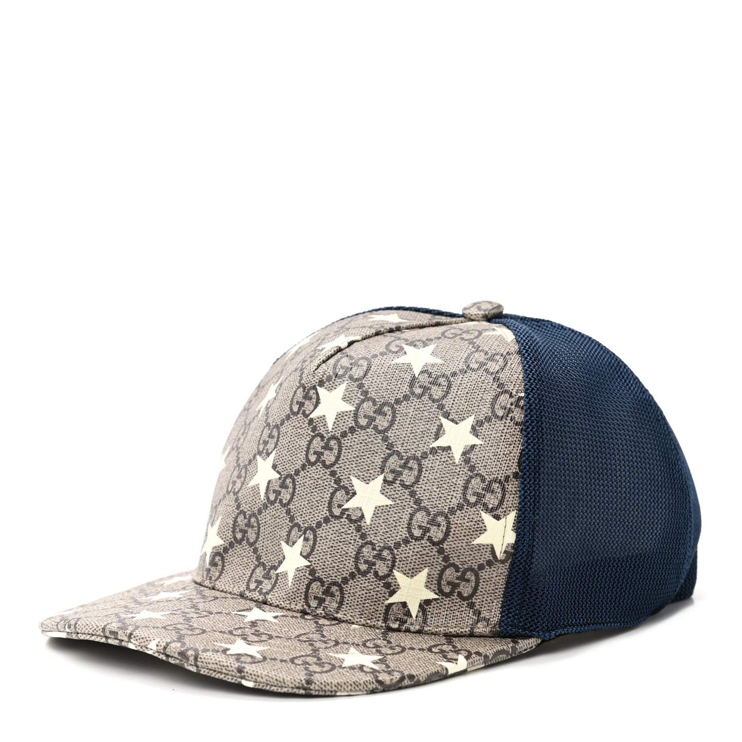 GG Supreme Monogram Stars Baseball Hat M Blue