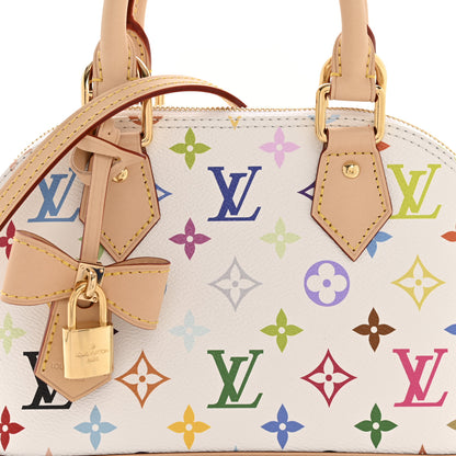 Louis Vuitton LV x TM Monogram Multicolor Alma BB White 7 of 10