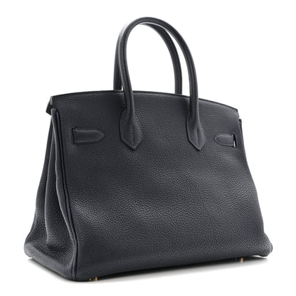 Hermes Togo Birkin 30 Bleu Nuit 3 of 11