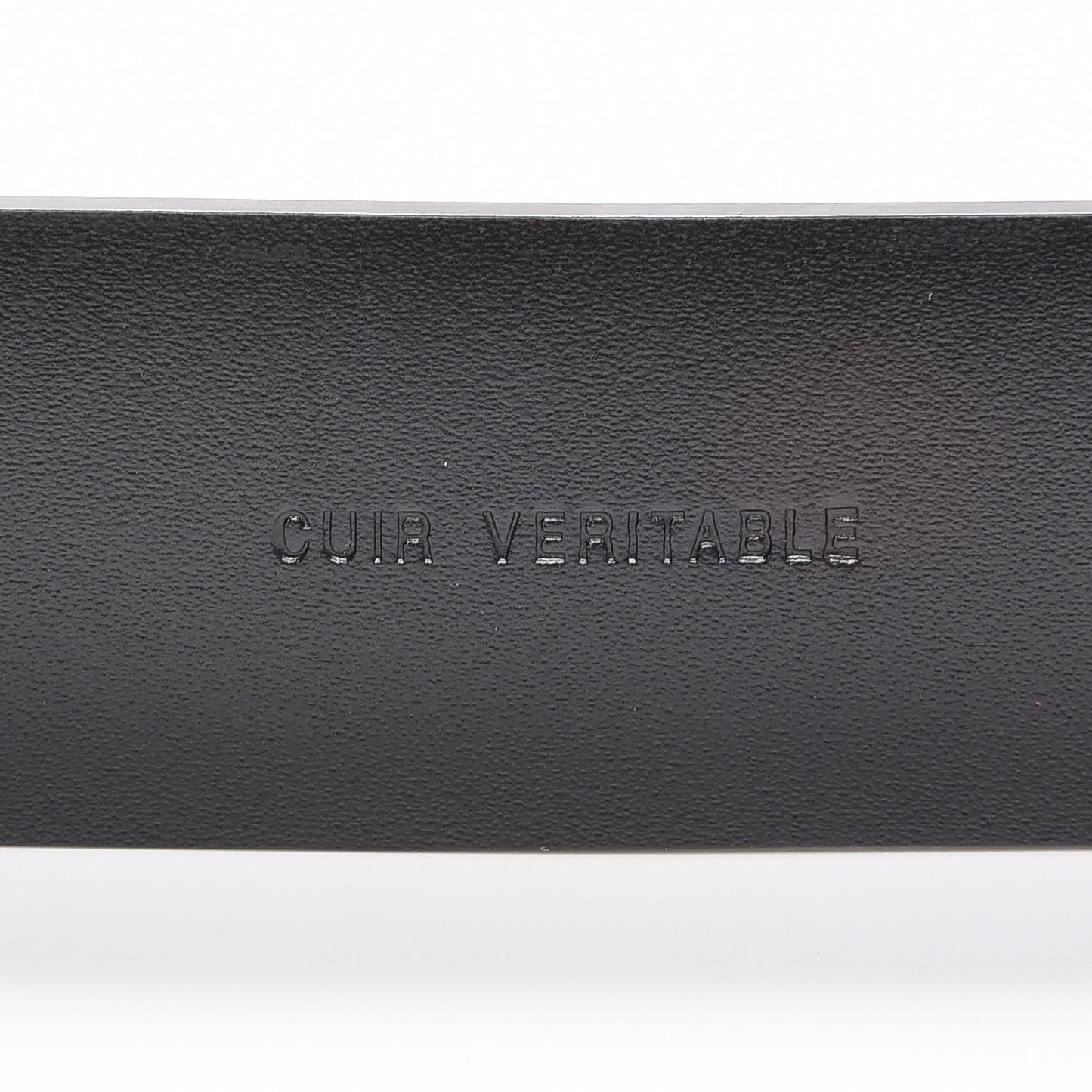 Calfskin CC Boy Skinny Belt 90 36 Black