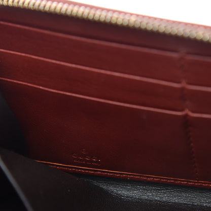 Gucci Guccissima Sukey Zip Around Wallet Red 6 of 6