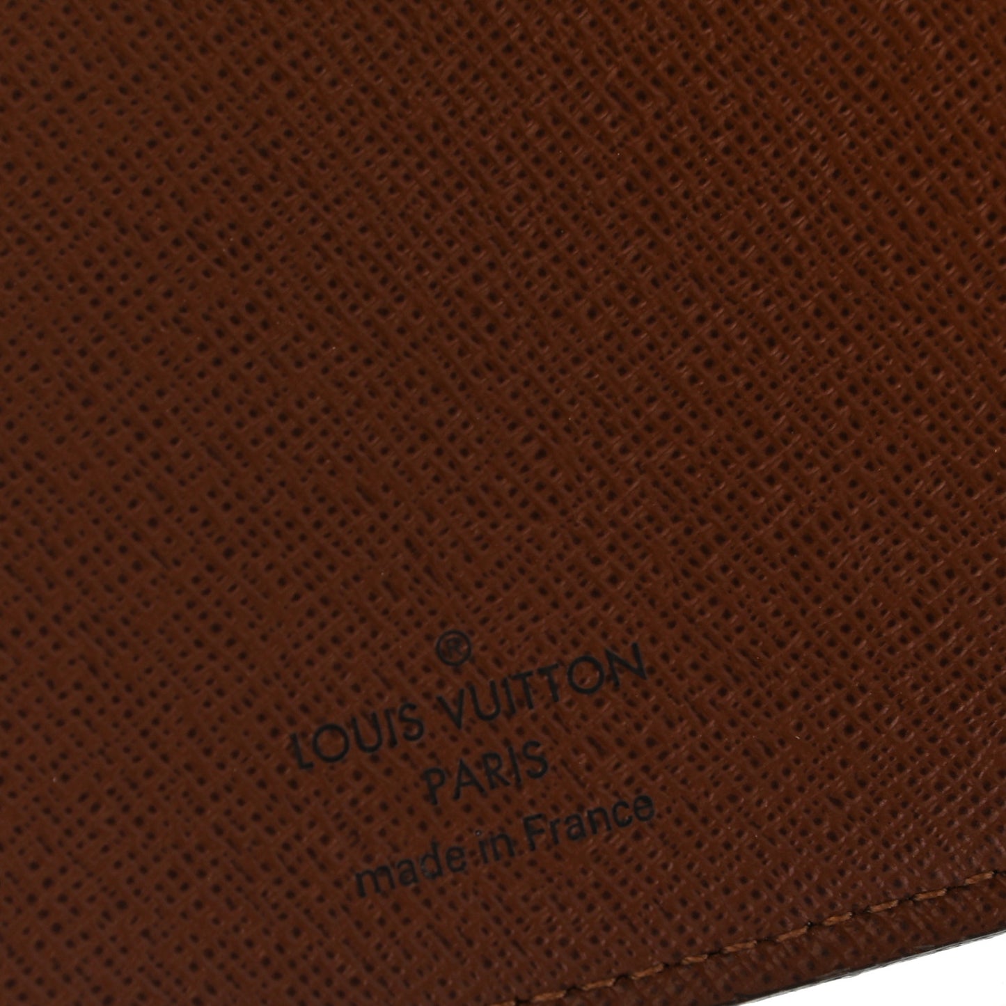 Monogram Desk Agenda Cover