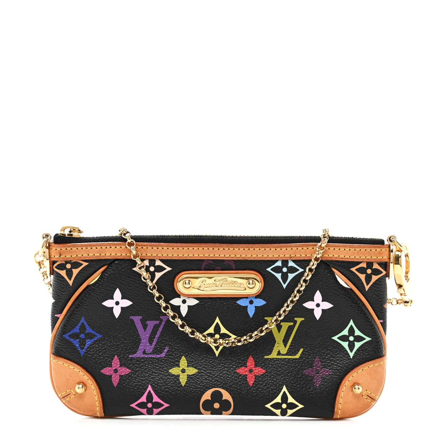 Monogram Multicolor Pochette Milla MM Black