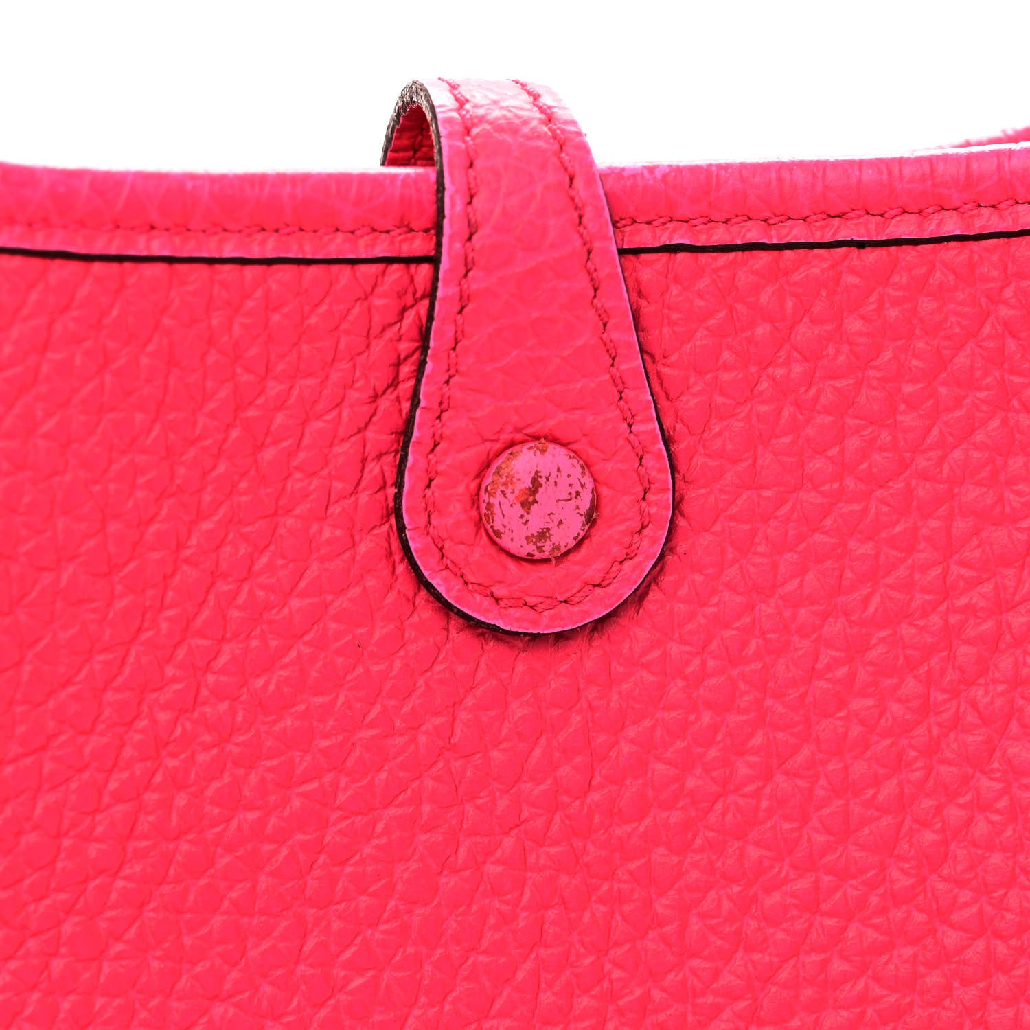 Hermes Taurillon Clemence Evelyne TPM Rose Extreme 10 of 12