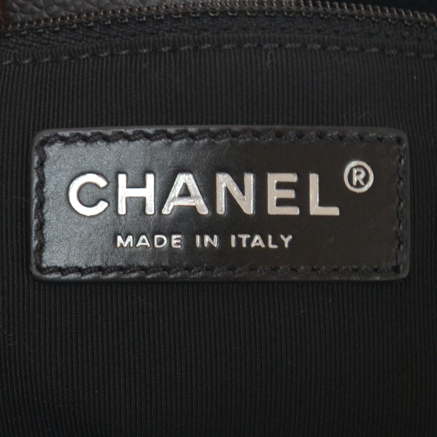 Chanel Calfskin Tall Cerf Tote Black 7 of 10