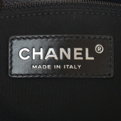 Chanel Calfskin Tall Cerf Tote Black 7 of 10