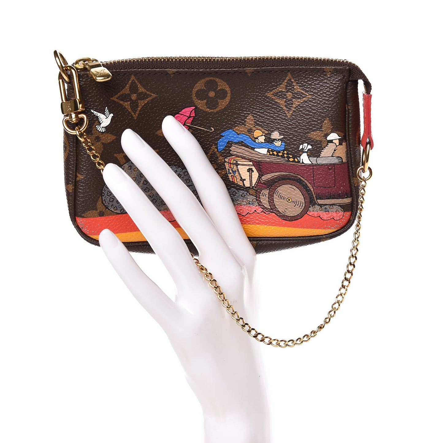 Monogram 2015 Christmas Animation Mini Pochette Accessories