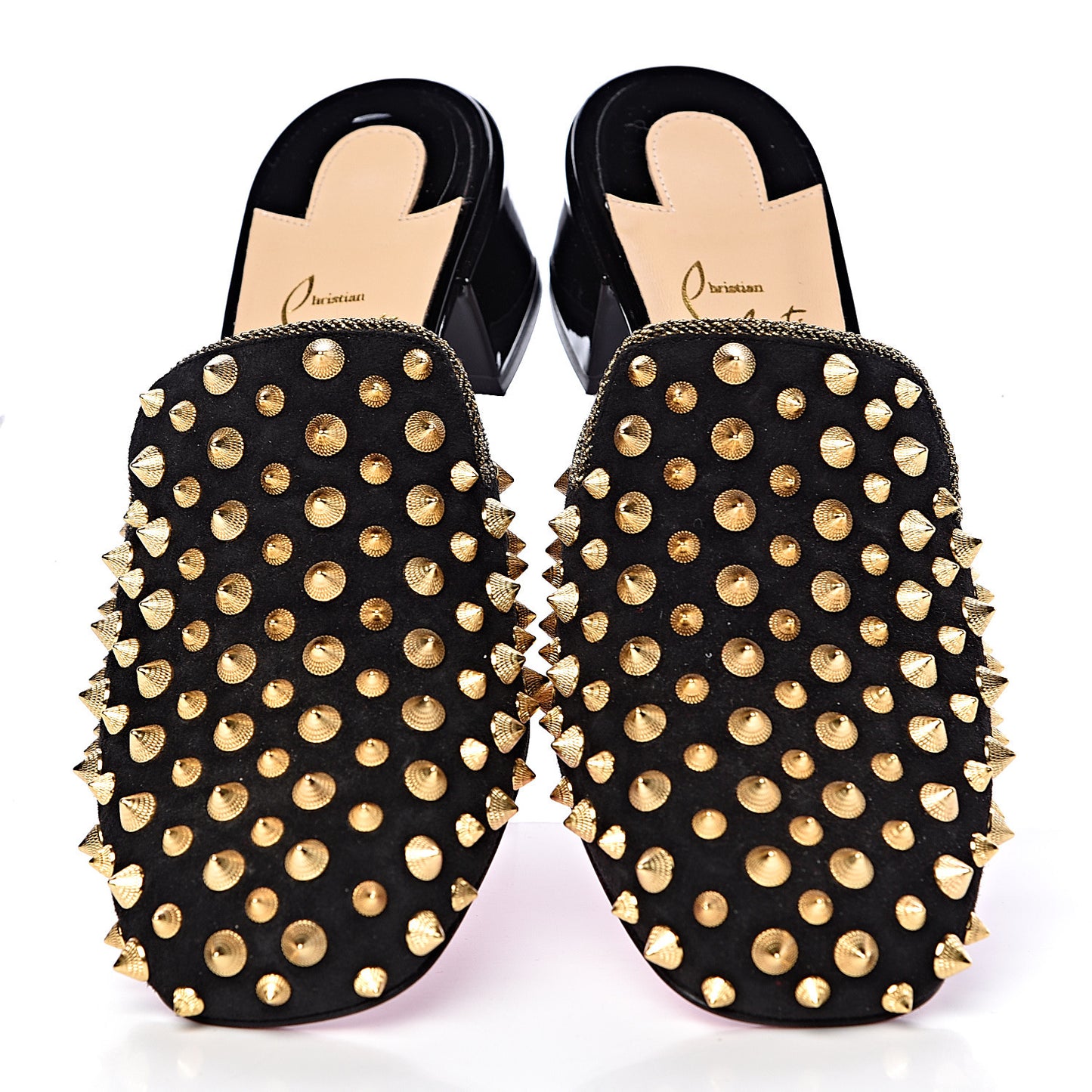 Suede Spikes Mulaconka 35 Mules 36 Black