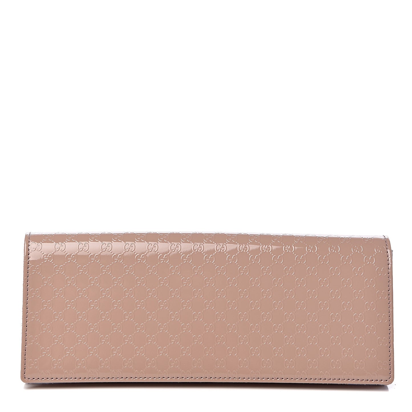 Patent Microguccissima Small Broadway Clutch Dark Cipria