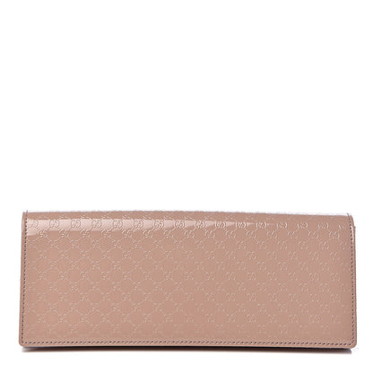 Gucci Patent Microguccissima Small Broadway Clutch Dark Cipria 1 of 7