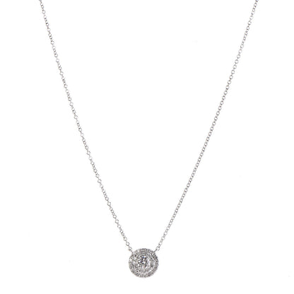 Tiffany Platinum Diamond Soleste Pendant Necklace 1 of 7