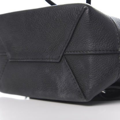 Louis Vuitton Calfskin Lockme Mini Backpack Black 13 of 14
