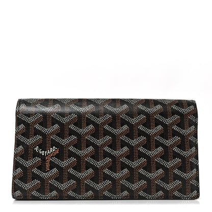 Goyard Goyardine Richelieu Wallet Black 1 of 6