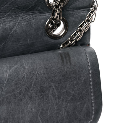 Chanel Aged Calfskin Quilted 50th Anniversary 2.55 Reissue 225 Flap Grey 15 of 21