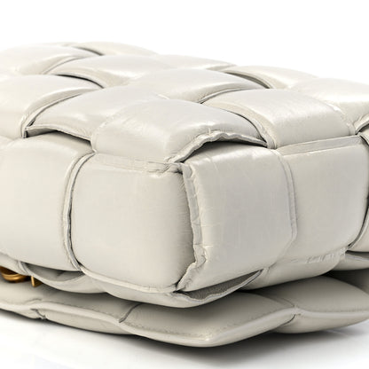 Bottega Veneta Nappa Maxi Intreccio Padded Cassette Crossbody Bag Chalk 13 of 13