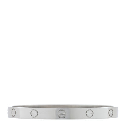 Cartier Platinum LOVE Bracelet 17 2 of 7