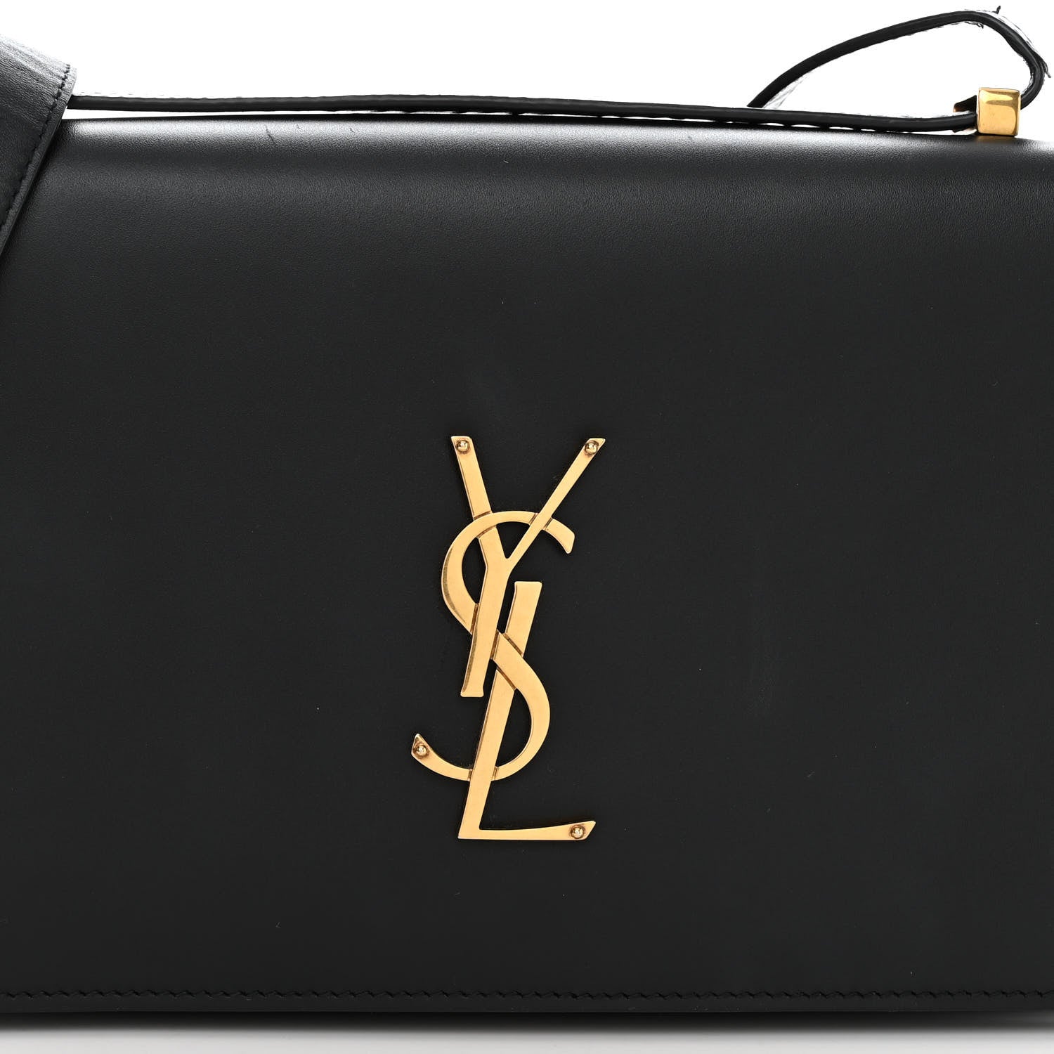 Saint Laurent SAINT LAURENT Smooth Calfskin Shoulder Bag Black 6 of 8
