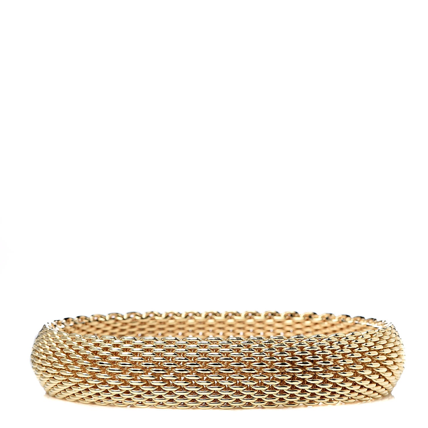 Tiffany 18K Yellow Gold Somerset Bangle Bracelet 3 of 4