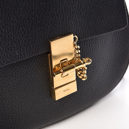 Chloe Grained Lambskin Mini Drew Shoulder Bag Black 10 of 11