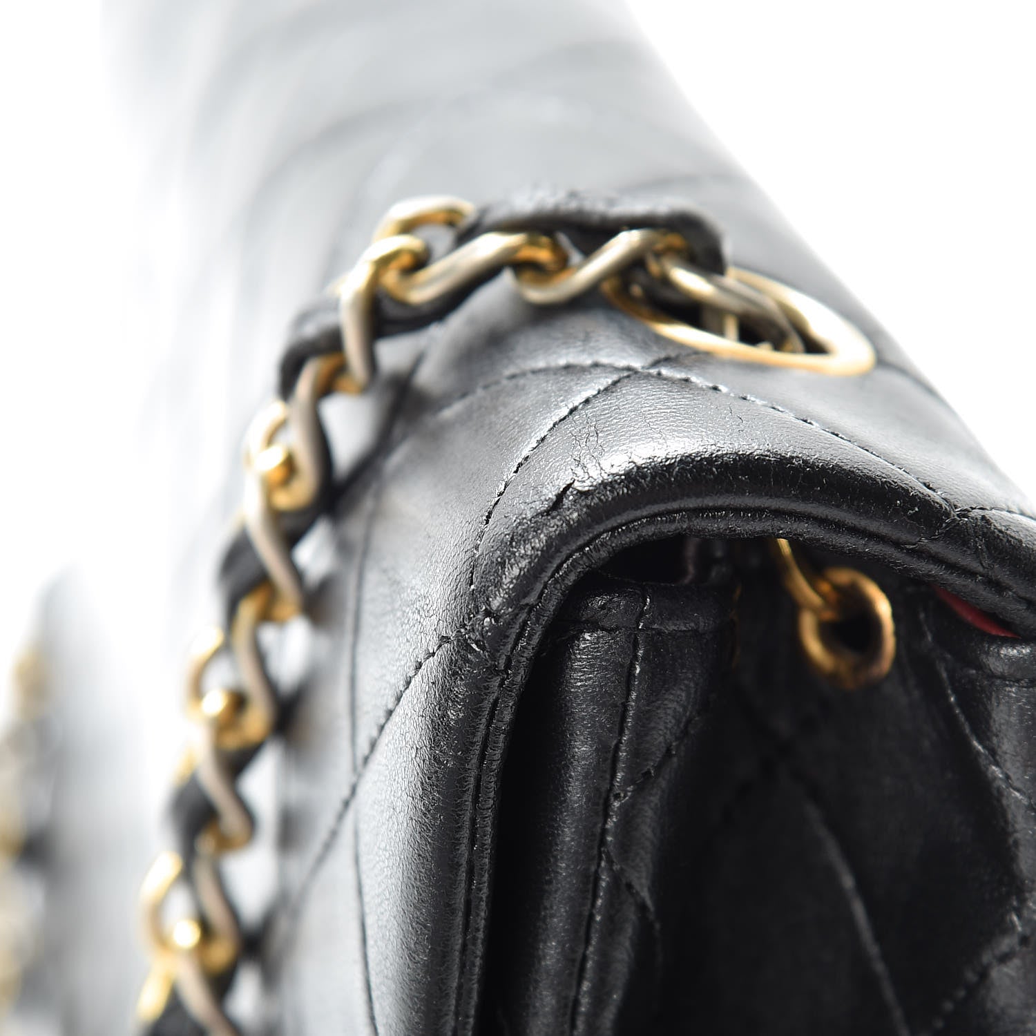 Chanel Lambskin Quilted Small Single Flap Black 16 of 21