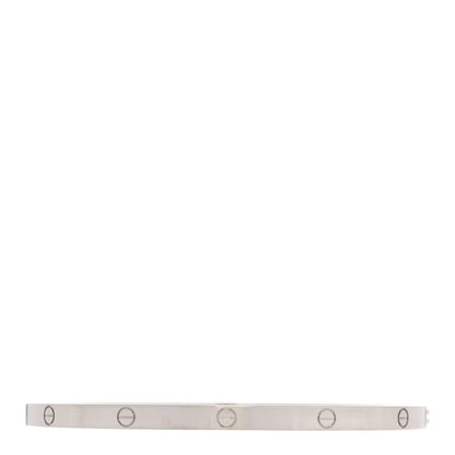 Cartier 18K White Gold Small LOVE Bracelet 17 1 of 4