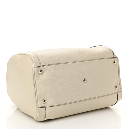 Gucci Pebbled Calfskin Medium Soho Boston Off White 3 of 10