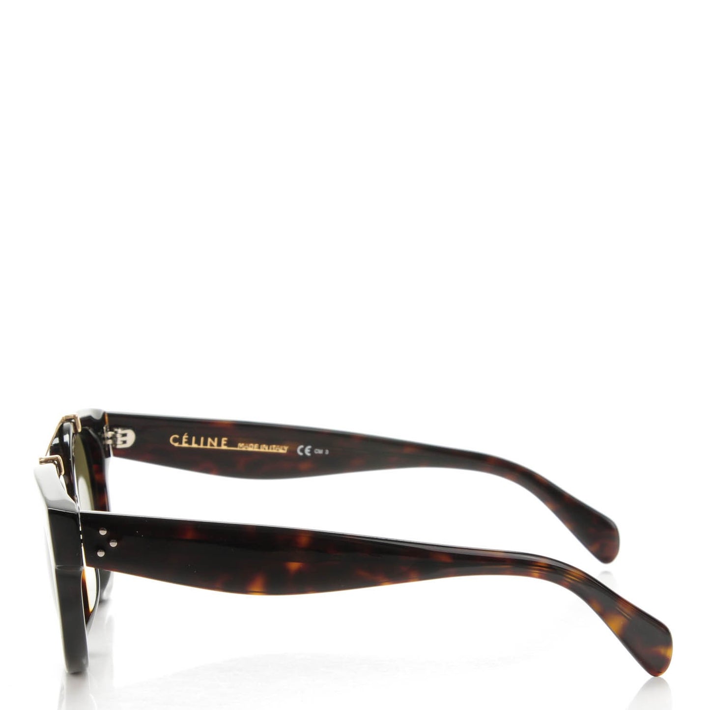 Acetate Bridge Sunglasses CL41077/S Black