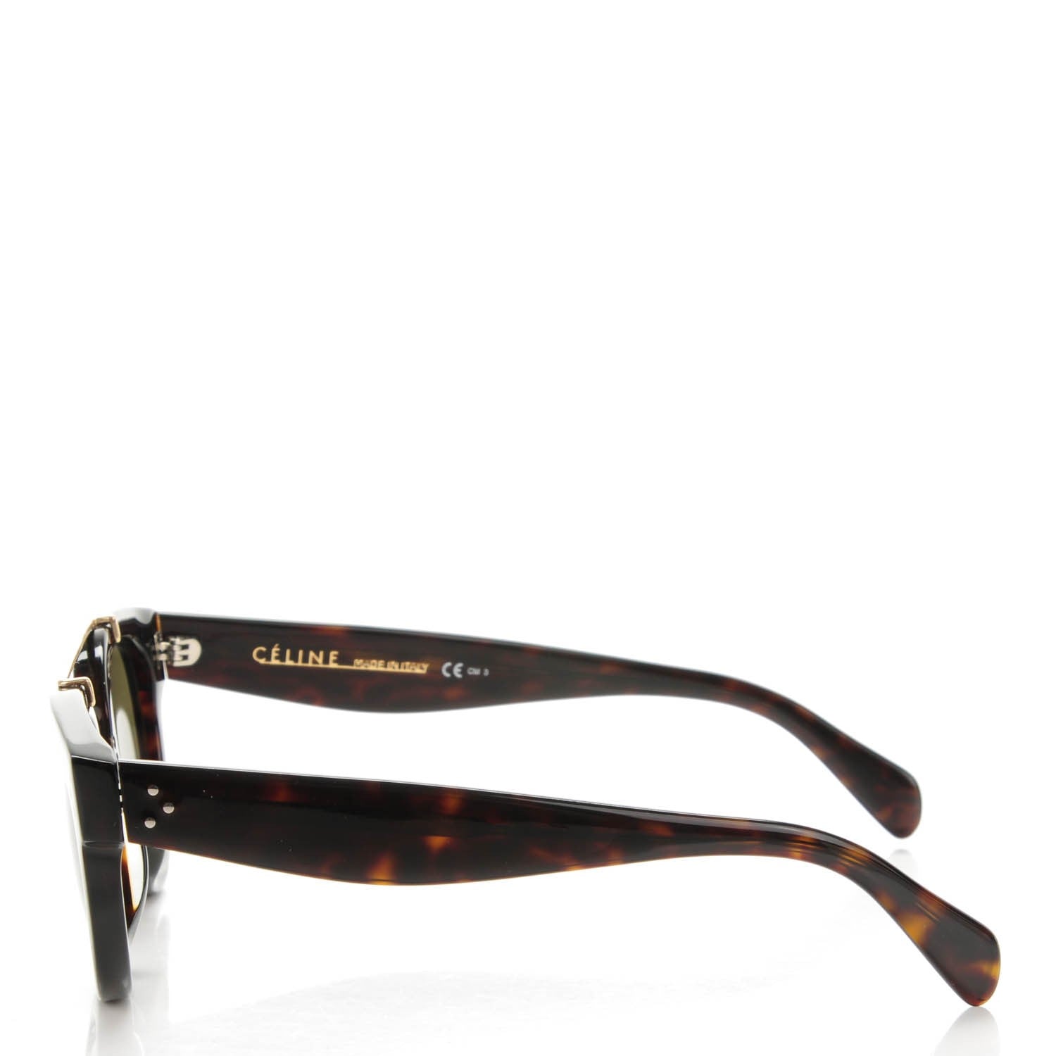 Celine Acetate Bridge Sunglasses CL41077/S Black 2 of 5