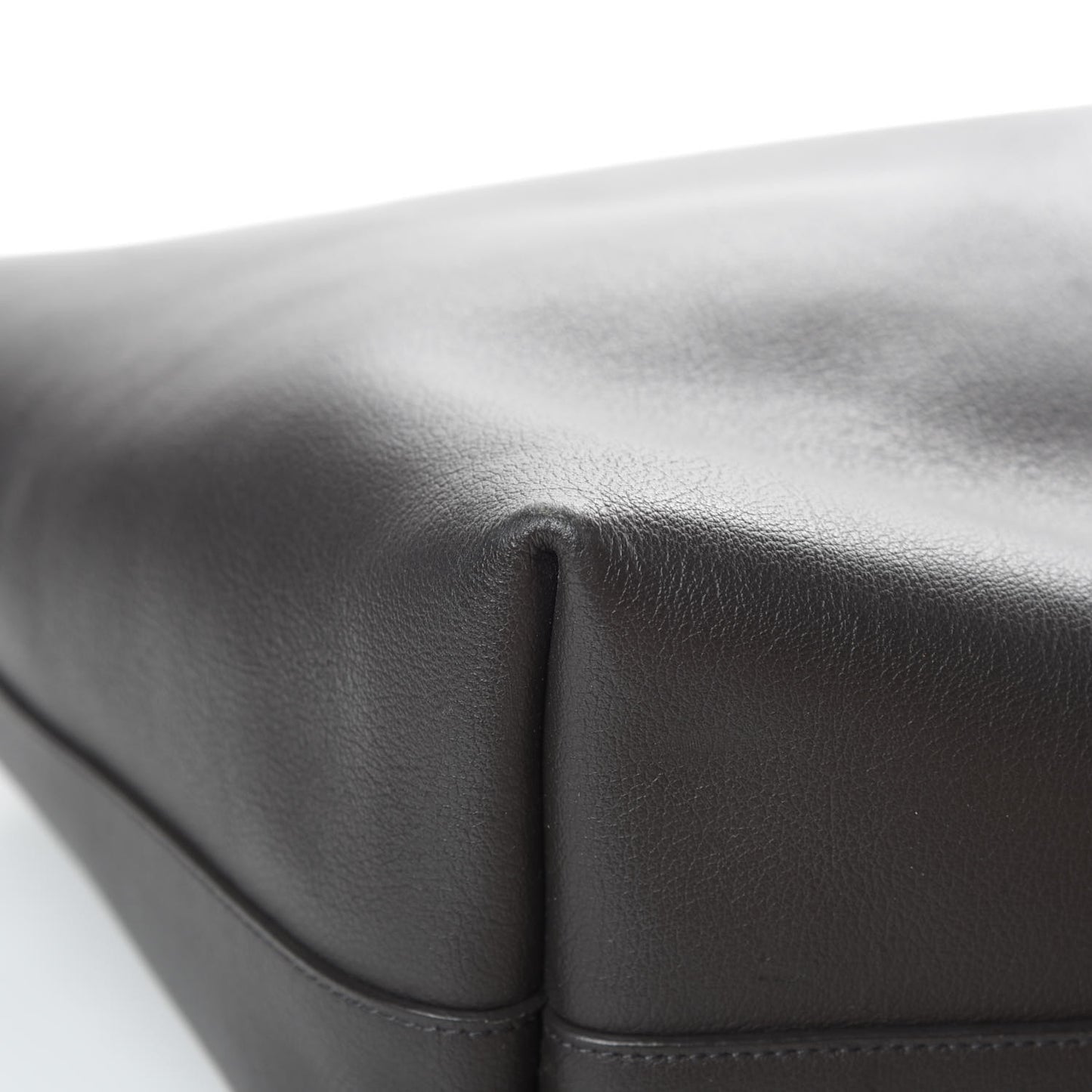 Calfskin Large Shopping Tote Coal