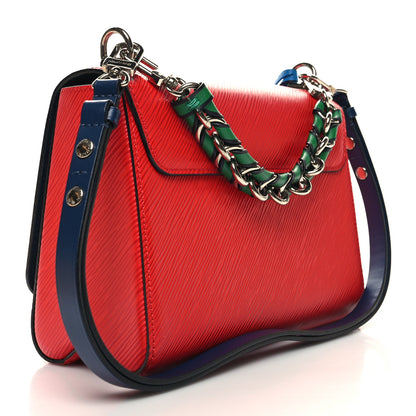 Louis Vuitton Epi Twist Braided Strap Shoulder Bag PM Coquelicot 3 of 10