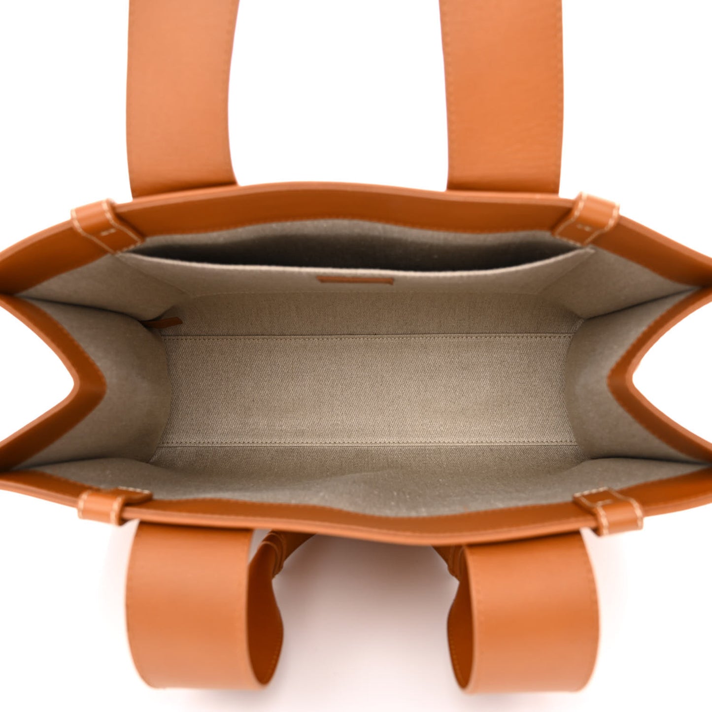 Calfskin Medium Woody Tote Caramel
