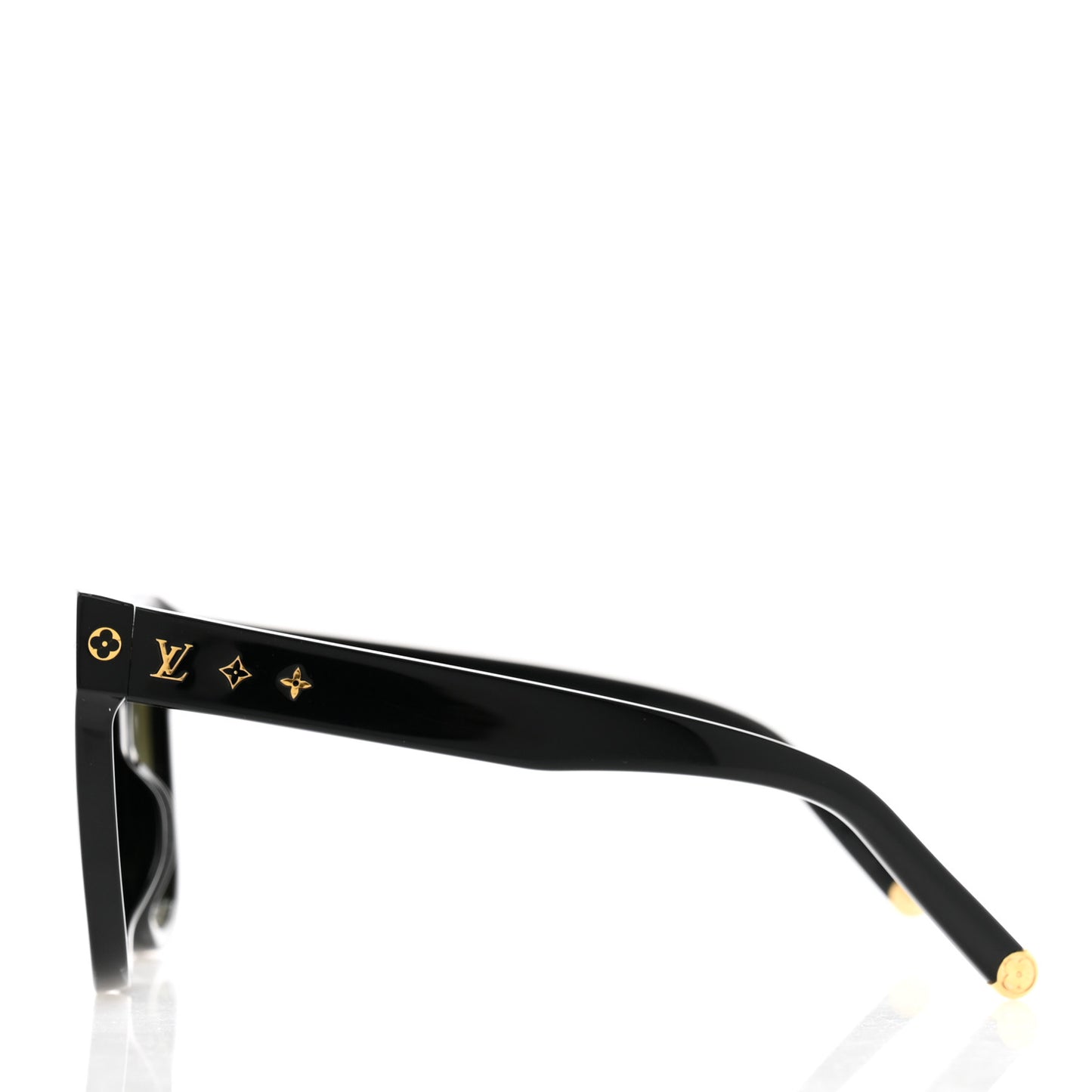Acetate My Monogram Cat Eye Sunglasses Z1729W Black