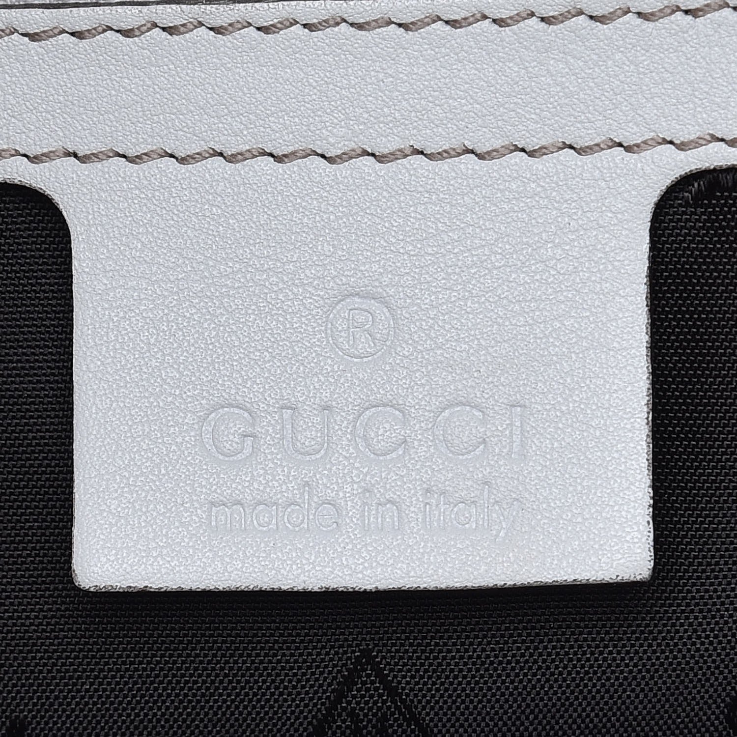 Gucci Calfskin Irina Tote White 6 of 11