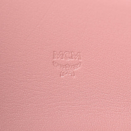 MCM Visetos Large Zip Around Wallet Pink 6 of 15