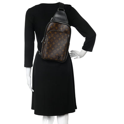 Louis Vuitton Monogram Macassar Avenue Sling Bag NM 2 of 12