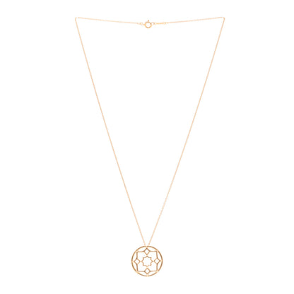 Tiffany 18K Rose Gold Paloma Picasso Marrakesh Round Pendant Necklace 3 of 5