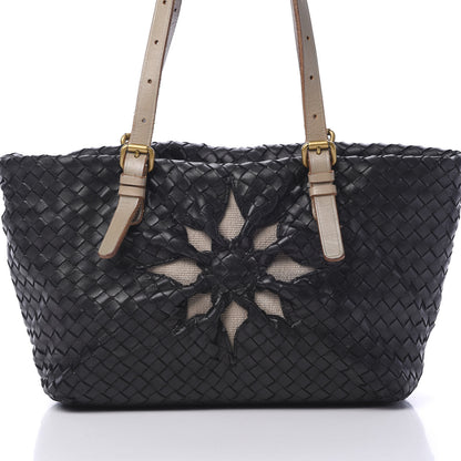 Bottega Veneta Nappa Intrecciato Mini Marquise Flower Tote Black 11 of 11
