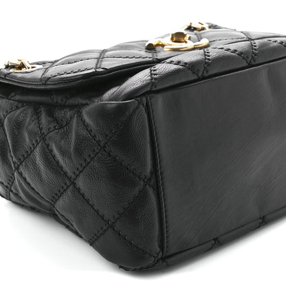Chanel Calfskin Quilted Retro Chain Tote Black 11 of 12