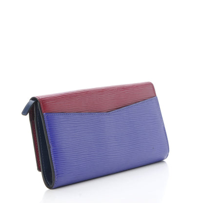 Louis Vuitton Epi Flore Tri-Color Wallet Fuchsia 3 of 7