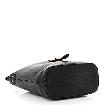 Celine Soft Grained Calfskin Medium Bucket Bag Black 4 of 15