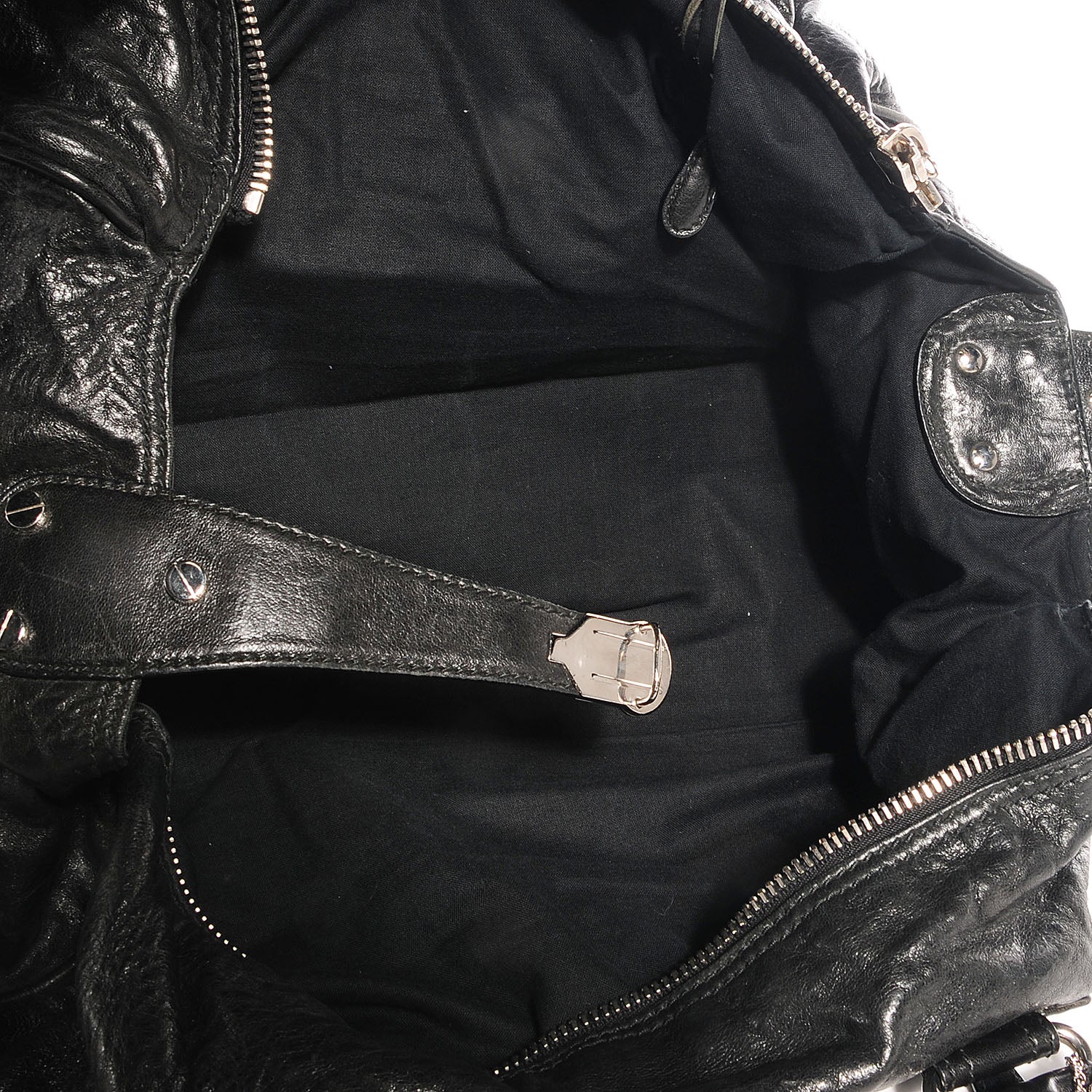 Balenciaga Agneau Whistle Tote Black 8 of 11