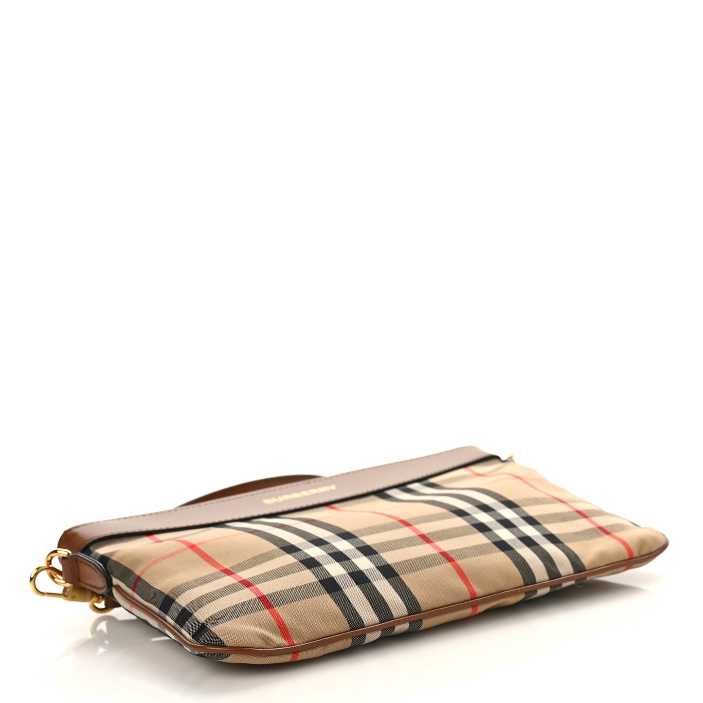 Horseferry Check Peyton Crossbody Clutch Bag Brown