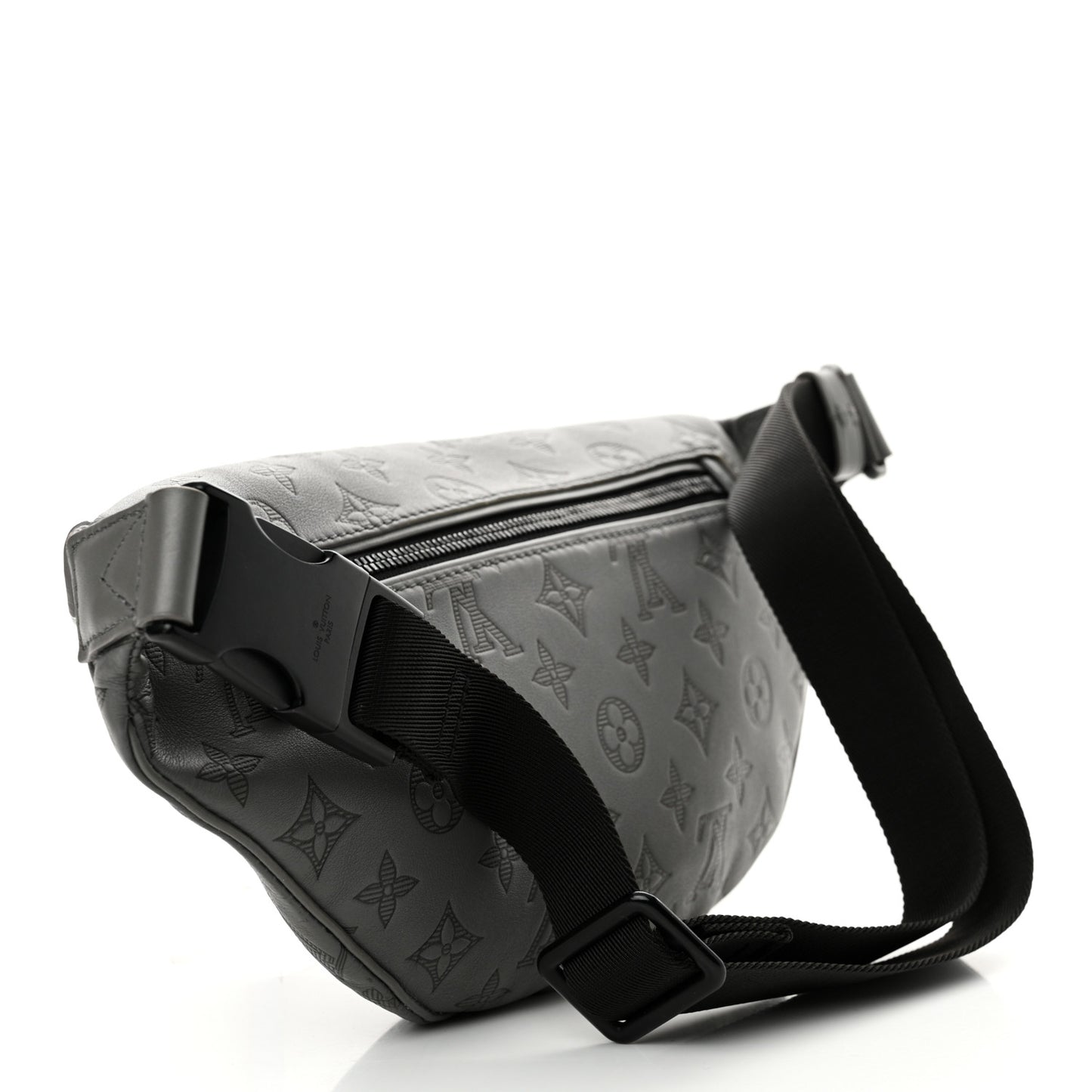 Calfskin Monogram Shadow Discovery Bumbag PM Gray